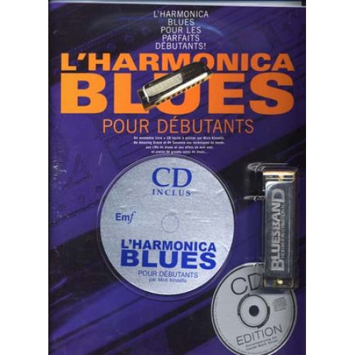  L'harmonica Blues Pour Dbutant Cd + Harmonica - Nick Kinsella