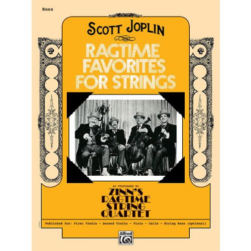 ALFRED PUBLISHING RAGTIME FAVORITES BASS - BASS GUITAR
