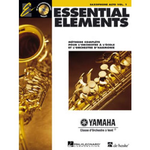 HAL LEONARD ESSENTIAL ELEMENTS VOL.1 + CD - SAXOPHONE ALTO