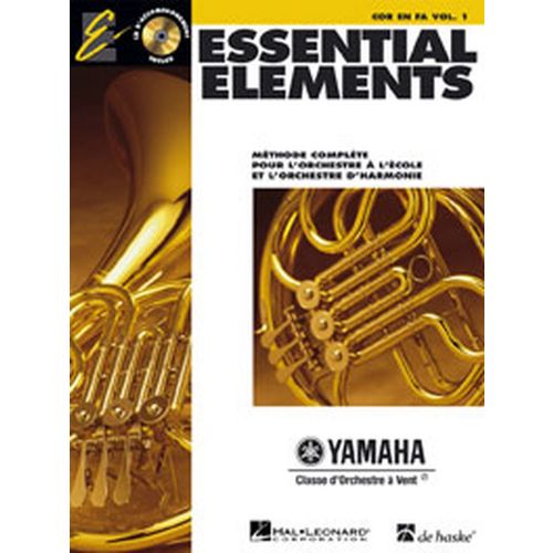 HAL LEONARD ESSENTIAL ELEMENTS VOL.1 + CD - COR EN FA