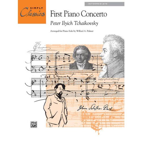 ALFRED PUBLISHING TCHAIKOVSKY PIOTR ILYICH - PIANO CONCERTO NO1 - PIANO SOLO