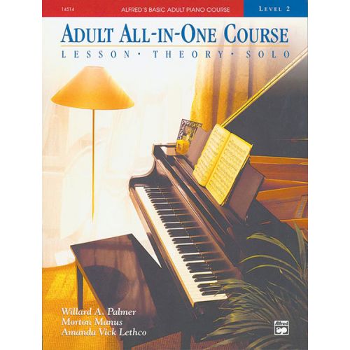 PALMER MANUS AND LETHCO - ALFRED ADULT ALL-IN-ONE COURSE 2 BOOK - PIANO