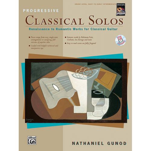  Gunod Nathaniel - Progressive Classical Solos + Cd - Guitar