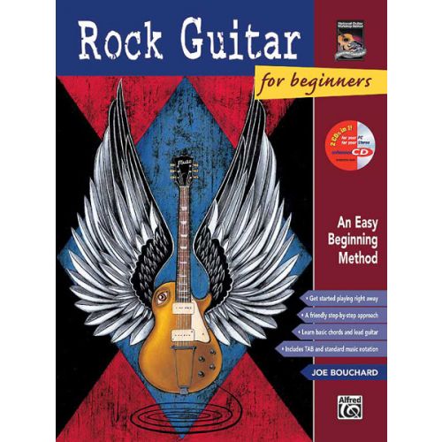 BOUCHARD JOE - ROCK GUITAR FOR BEGINNERS + CD - GUITAR