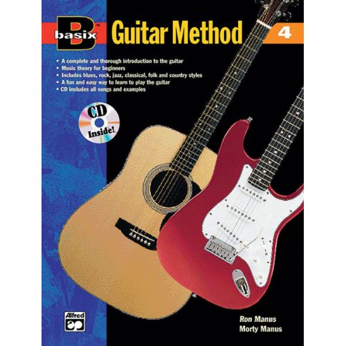 MANUS MORTON - BASIX GUITAR METHOD BOOK 4 + CD - GUITAR