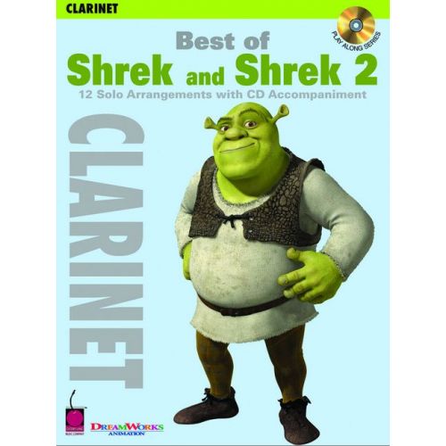 FABER MUSIC SHREK AND SHREK 2, BEST OF + CD - CLARINET AND PIANO 