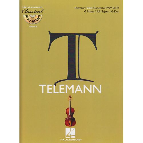 HAL LEONARD TELEMANN G.P. - CONCERTO EN SOL MAJEUR TWV 51:G9 + CD - ALTO