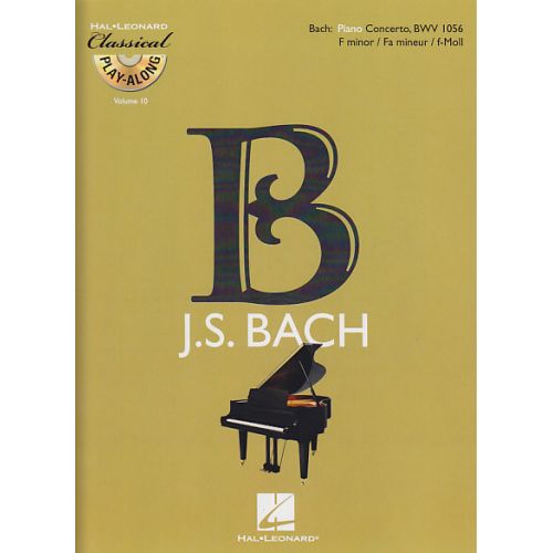 BACH J.S. - CONCERTO EN FA MINEUR BWV 1056 + CD - PIANO