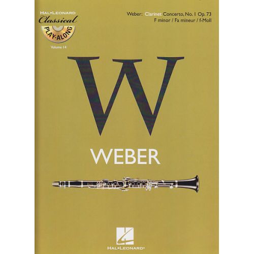 WEBER C.M. VON - CONCERTO N°1 EN FA MINEUR OP.73 + CD - CLARINETTE