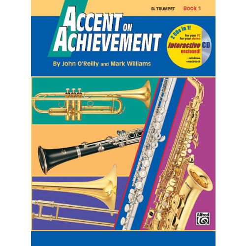 ALFRED PUBLISHING O'REILLY JOHN - ACCENT ON ACHIEVEMENT BOOK 1 - TRUMPET