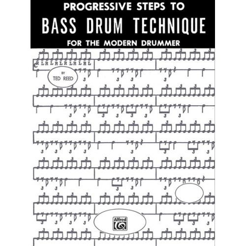 REED TED - PROGRESSIVE STEPS TO BASS DRUM TECHNIQUE - DRUM