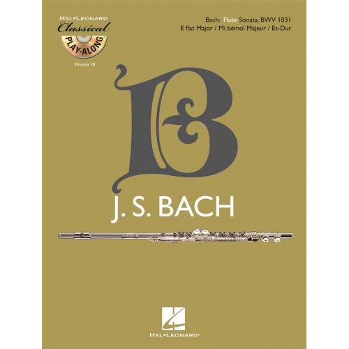 HAL LEONARD BACH J.S. - FLUTE SONATA BWV 1031 + CD - FLUTE