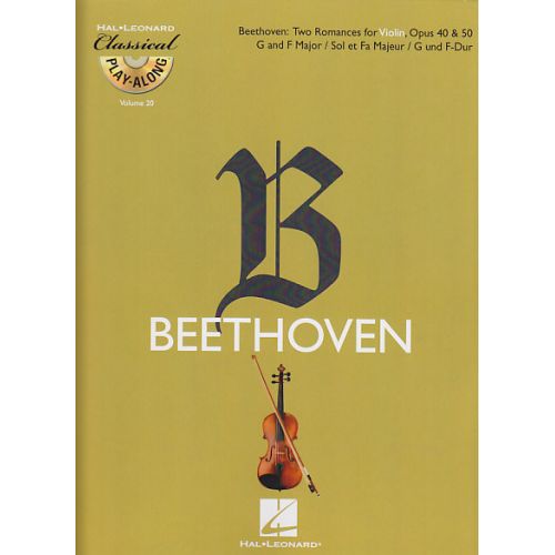 BEETHOVEN L. VAN - DEUX ROMANCES POUR VIOLON OP.40 ET 50 + CD - VIOLON