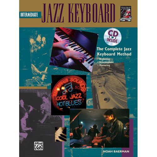 ALFRED PUBLISHING BAERMAN NOAH - INTERMEDIATE JAZZ KEYBOARD + CD - ELECTRONIC KEYBOARD