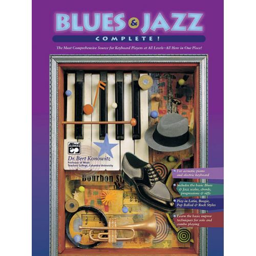 ALFRED PUBLISHING KONOWITZ BERT - BLUES AND JAZZ COMPLETE - ELECTRONIC KEYBOARD