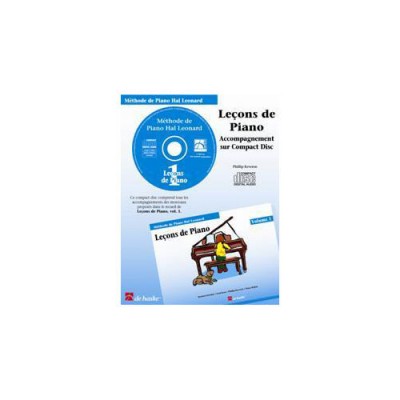 HAL LEONARD Methode - Leçons De Piano, Vol. 1 Cd Seul