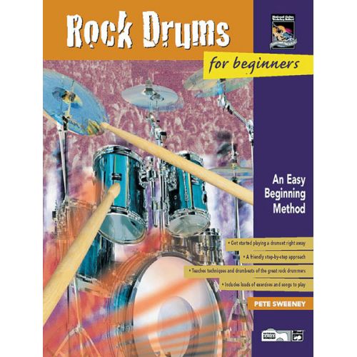 ALFRED PUBLISHING ROCK DRUMS FOR BEGINNERS - DRUM
