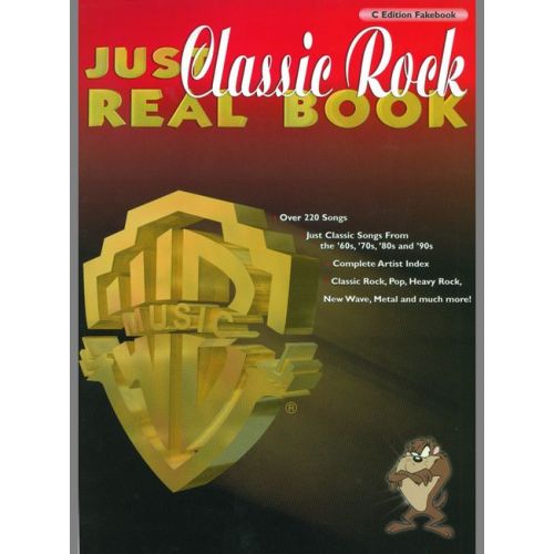 FABER MUSIC JUST CLASSIC ROCK REAL BOOK (C EDITION) - PVG
