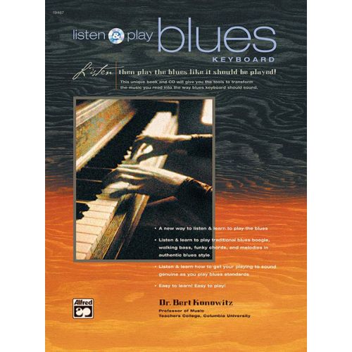 KONOWITZ BERT - LISTEN AND PLAY BLUES KEYBOARD + CD - PIANO