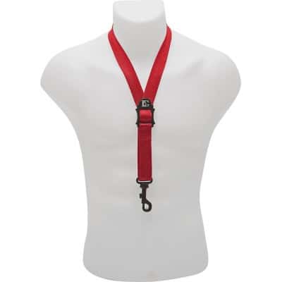 S39SH - STANDARD RED STRAP (SNAP HOOK)