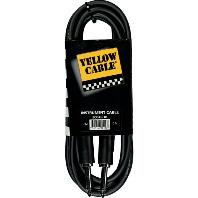 YELLOW CABLE Cordon Jack Jack Diam. 6 - 3M