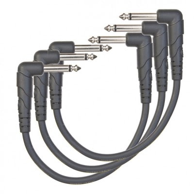 CLASSIC SERIES PATCH CABLE 3-PACK,RIGHT-ANGLE 1 FOOT