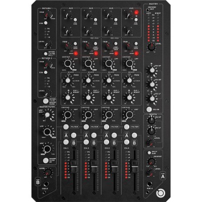 PLAY DIFFERENTLY  MODEL1.4-TABLE DE MIXAGE DJ ANALOGIQUE 4 VOIES, 2 PREAMPS PHONO