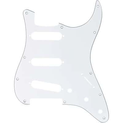 PICKGUARD STRAT SSS WHITE