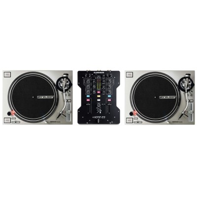 RELOOP DJ VINYL DJ PACK: RP 7000 MK2 SILBER + XONE 23