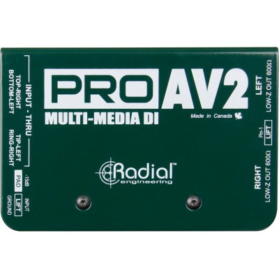 Radial Pro Av2 Di Passive Multimedia Stereo