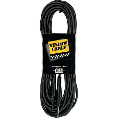 YELLOW CABLE G46T 1/4 PHONE MALE 33FT. / 10M.