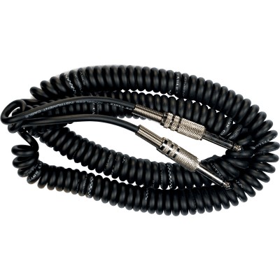 G46T 1/4 PHONE MALE SPIRAL CORD 10FT. / 3M.