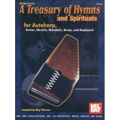 MEL BAY PETERSON MEG - A TREASURY OF HYMNS AND SPIRITUALS - HARP