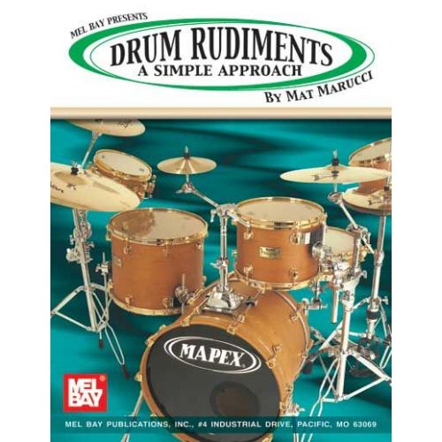 MEL BAY MARUCCI MAT - DRUM RUDIMENTS - DRUM