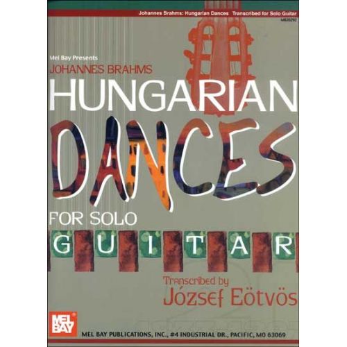 EOTVOS JOZSEF - JOHANNES BRAHMS: HUNGARIAN DANCES FOR SOLO GUITAR - GUITAR