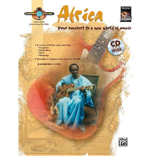 EYRE BANNING - GUITAR ATLAS - AFRICA + CD - GUITAR