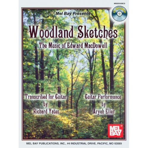 YATES RICHARD - WOODLAND SKETCHES + CD - GUITAR