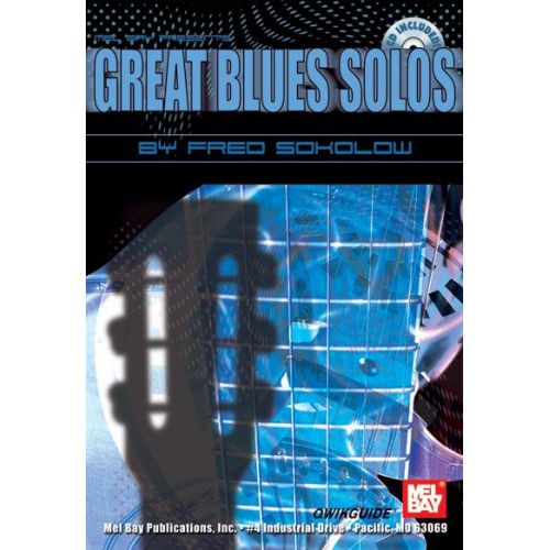  Sokolow Fred - Great Blues Solos Qwikguide + Cd - Guitar