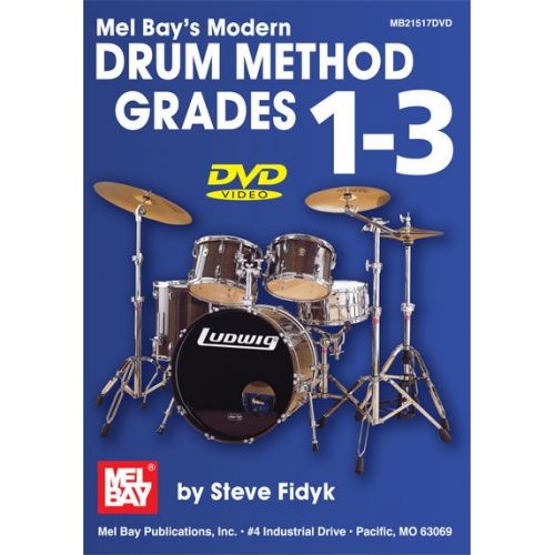 MEL BAY FIDYK STEVE - MODERN DRUM METHOD GRADES 1 - 3 - DRUM SET