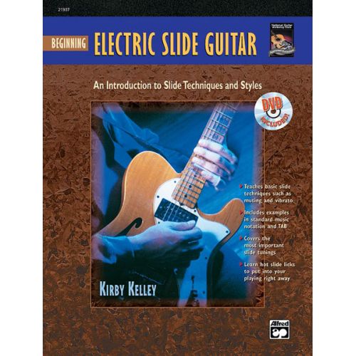KELLEY KIRBY - BEGINNING ELECTRIC SLIDE GUITAR + DVD - GUITAR