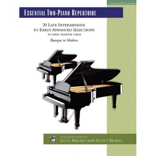 ALFRED PUBLISHING MAURO AND BEARD - ESSENTIAL TWO-PIANO REPERTOIRE - PIANO DUET
