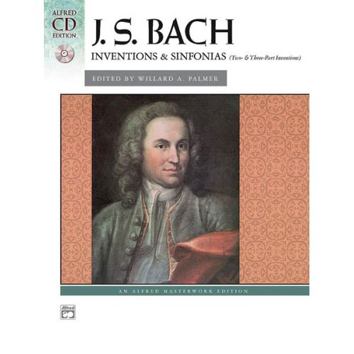  Bach Johann Sebastian - Two And Three Part Inventions + Cd - Piano Solo