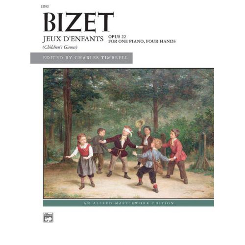 BIZET GEORGES - JEUX D'ENFANTS - PIANO DUET