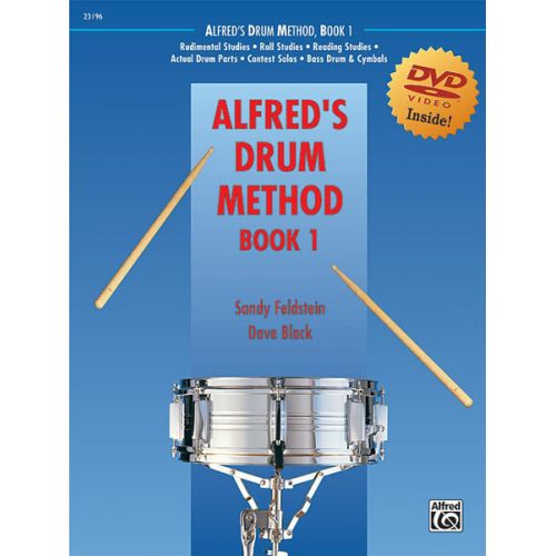 FELDSTEIN AND BLACK - ALFRED'S DRUM METHOD BOOK 1 + DVD - PERCUSSION