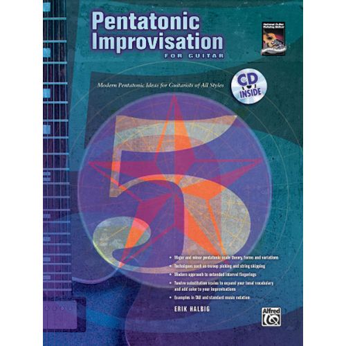 HALBIG ERIK - PENTATONIC IMPROVISATION + CD - GUITAR