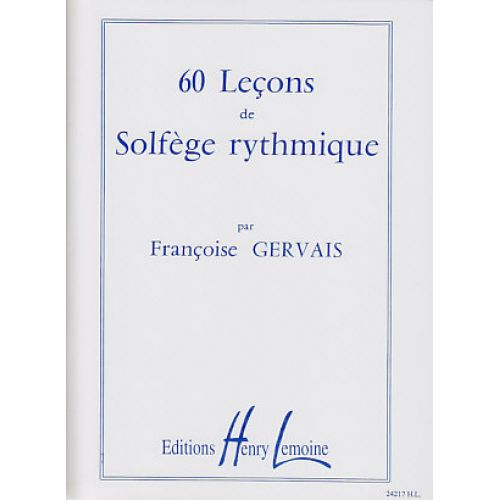 Gervais Francoise - Lecons Solfege Rythmique (60)