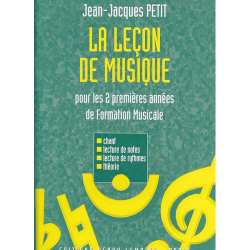 PETIT JEAN-JACQUES - LECON DE MUSIQUE 1ERE ET 2EME ANNEES