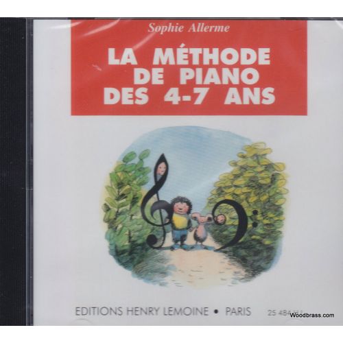 ALLERME SOPHIE - METHODE DE PIANO DES 4-7 ANS - CD SEUL