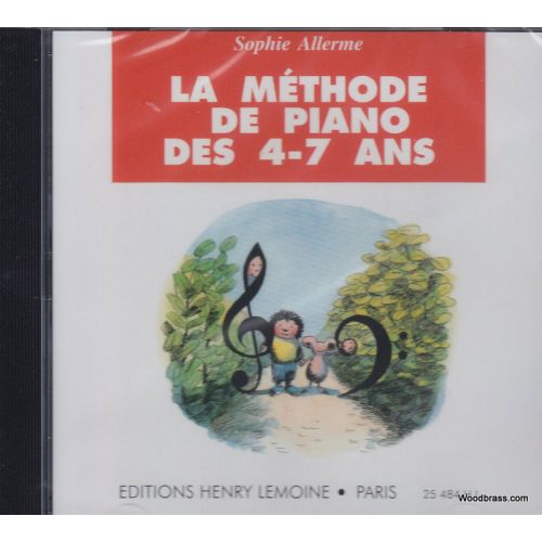 LEMOINE ALLERME SOPHIE - METHODE DE PIANO DES 4-7 ANS - CD SEUL