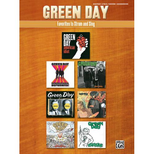 ALFRED PUBLISHING GREEN DAY - FAVOURITES TO STRUM TO - GUITAR TAB